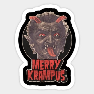 Merry Krampus Sticker